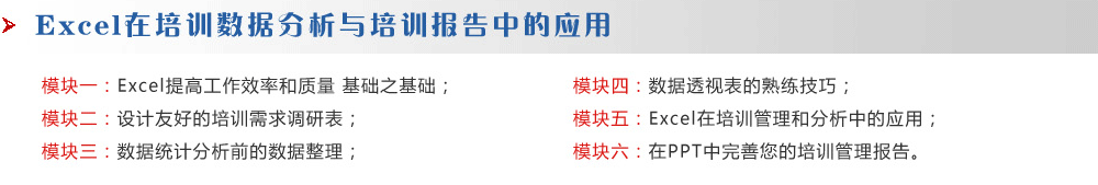 Excel在培訓(xùn)數(shù)據(jù)分析與培訓(xùn)報告中的應(yīng)用